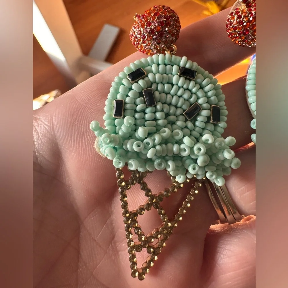 Baublebar ice cream earrings mint green - Picture 2 of 9